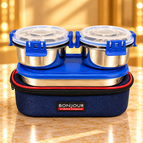 BONJOUR STAR 2+1 LUNCH BOX