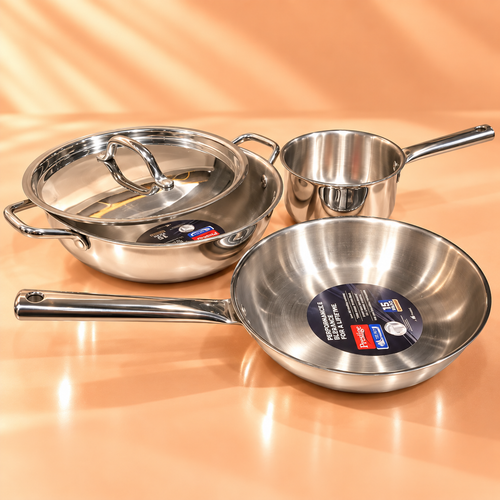 PRESTIGE TRI-PLY COOKWARE 3PCS