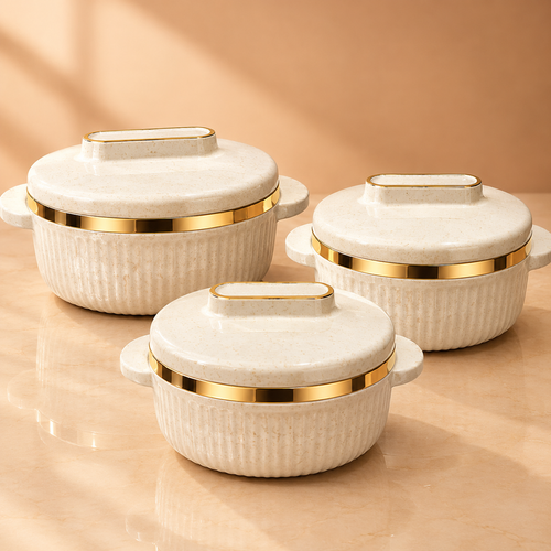 MILTON CERAMITA CASSEROLE SET OF 3 (1000+1500+2000)