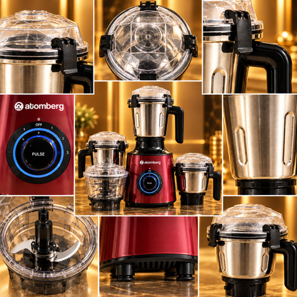 ATOMBERG MIXER GRINDER ZENOVA WIT CHOPPER JAR