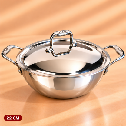 VINOD PLATINUM X KADAI DEEP 22CM