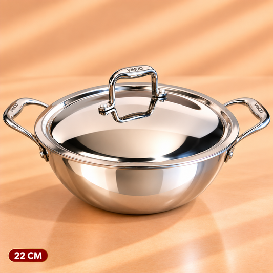 VINOD PLATINUM X KADAI DEEP 22CM