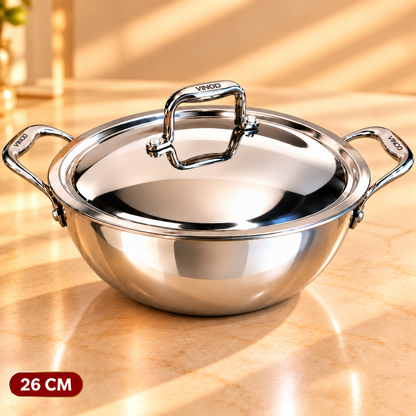 VINOD PLATINUM X KADAI DEEP 26CM
