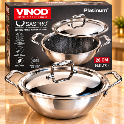 VINOD PLATINUM X KADAI DEEP 28CM