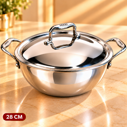 VINOD PLATINUM X KADAI DEEP 28CM