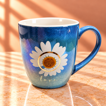 CERAMIC FLOWER MUG