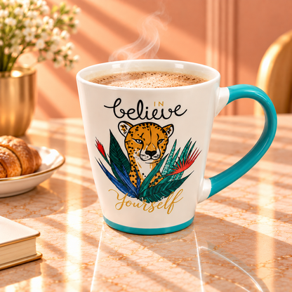 CERAMIC COFFEE MUG (WILD ANIMAL)