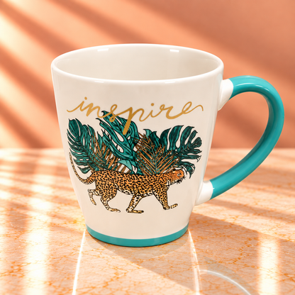 CERAMIC COFFEE MUG (WILD ANIMAL)