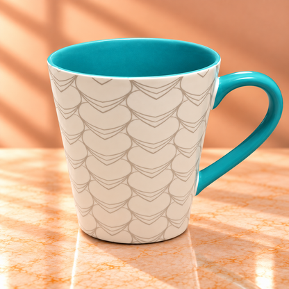 CERAMIC COFFEE MUG (HEART)