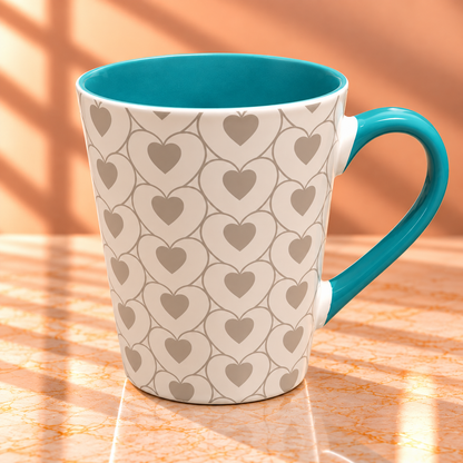 CERAMIC COFFEE MUG (HEART)