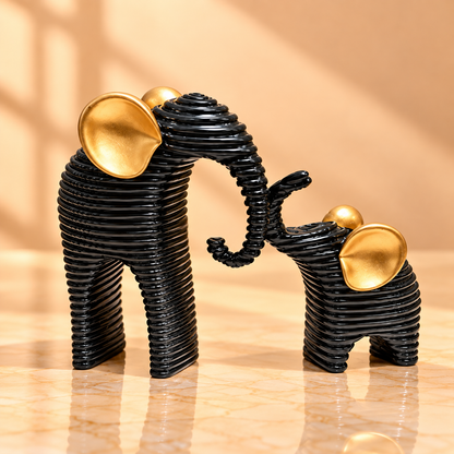 SHOWPIECE ELEPHANT 2PCS -(SMALL)