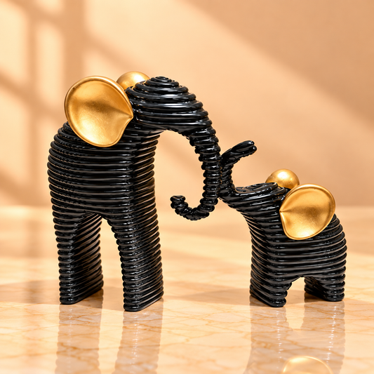 SHOWPIECE ELEPHANT 2PCS -(SMALL)