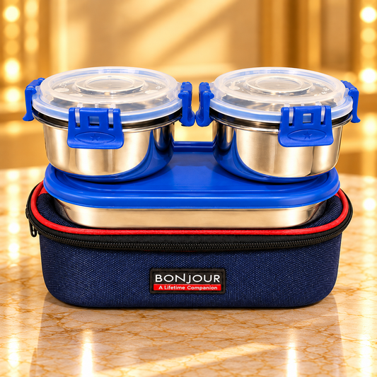 BONJOUR STAR 2+1 LUNCH BOX