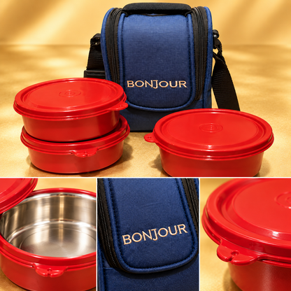 BONJOUR BLOOM SOFT LUNCH BOX