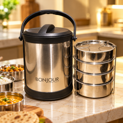 BONJOUR GLOBUS 4SR LUNCH BOX