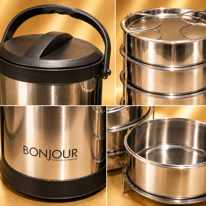 BONJOUR GLOBUS 4SR LUNCH BOX