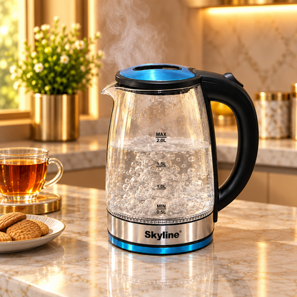 SKYLINE ELECTRIC GLASS KETTLE
