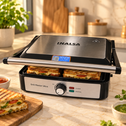 INALSA SANDWICH MAKER GRILL MASTER ULTRA