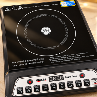 INALSA RAPID COOK  INDUCTION 1600W