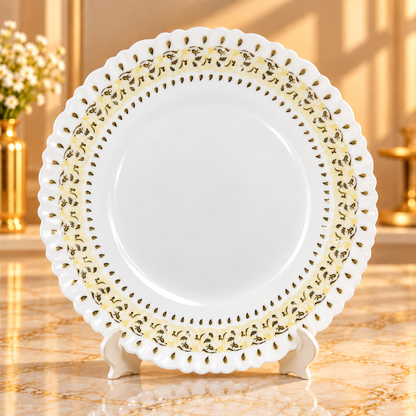 LARAH BOROSIL FLUTED  DINNER SET- 27 PCS