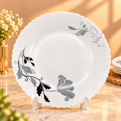 LARAH BOROSIL FLUTED  DINNER SET- 27 PCS