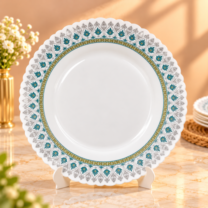 LARAH BOROSIL FLUTED  DINNER SET- 27 PCS