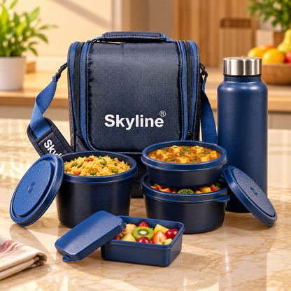 SKYLINE OFFICE SET LUCH BOX
