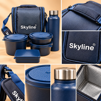 SKYLINE OFFICE SET LUCH BOX