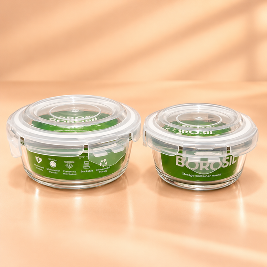 BOROSIL  KLIP-N-STORE X2 & X3 (ROUND & SQUARE)