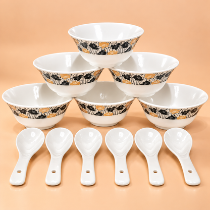 BOROSIL TIARA SOUP SET 12PCS