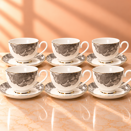SHUKRA CUP & SAUCER GIFT SET 6PCS