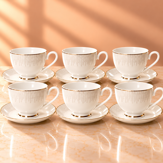 SHUKRA CUP & SAUCER GIFT SET 6PCS