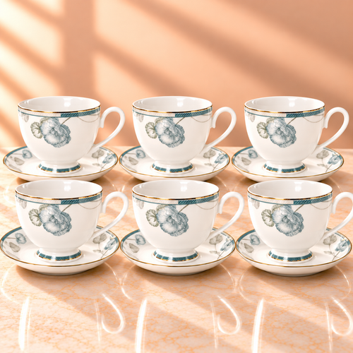 SHUKRA CUP & SAUCER GIFT SET 6PCS