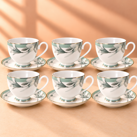 SHUKRA CUP & SAUCER GIFT SET 6PCS