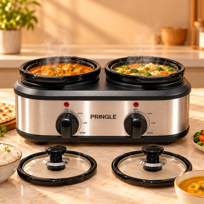 PRINGLE  DUAL SLOW COOKER