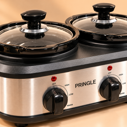 PRINGLE  DUAL SLOW COOKER