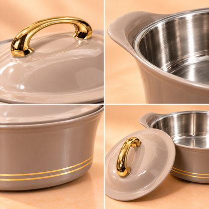 JAYPEE SEVORA  CASSEROLE SET OF 3 PCS (1000+1500+2000)