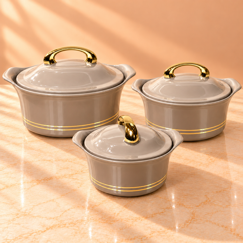 JAYPEE SEVORA  CASSEROLE SET OF 3 PCS (1000+1500+2000)