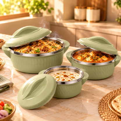 JAYPEE COCOON CASSEROLE  SET OF 3 PCS (1000+1500+2000)