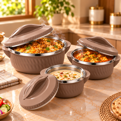 JAYPEE COCOON CASSEROLE  SET OF 3 PCS (1000+1500+2000)