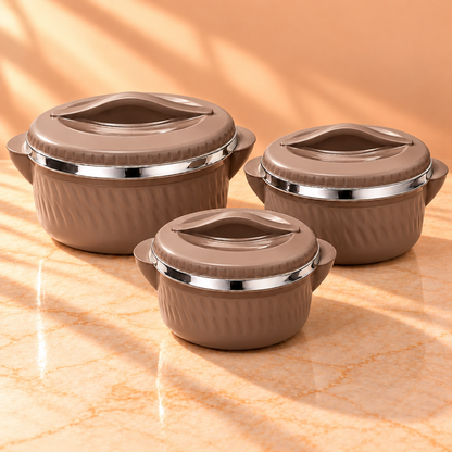 JAYPEE COCOON CASSEROLE  SET OF 3 PCS (1000+1500+2000)