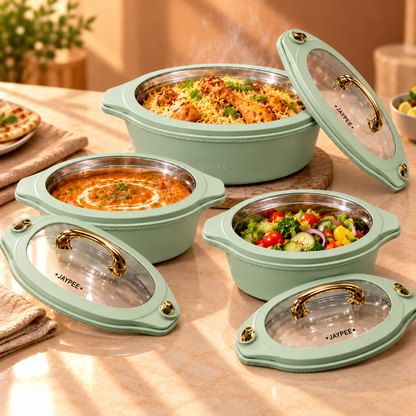JAYPEE PRINCETON KLASS CASSEROLE  SET OF 3 (2000+2000+2500)