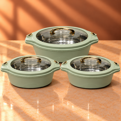 JAYPEE PRINCETON KLASS CASSEROLE  SET OF 3 (2000+2000+2500)