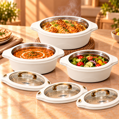JAYPEE PRINCETON KLASS CASSEROLE  SET OF 3 (2000+2000+2500)