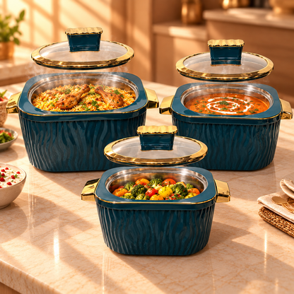 JAYPEE CRINKLE KLASS CASSEROLE SET OF 3 (1000+1500+2000)