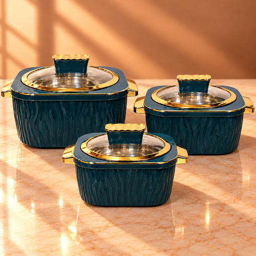JAYPEE CRINKLE KLASS CASSEROLE SET OF 3 (1000+1500+2000)