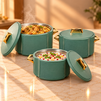 JAYPEE ARALIA CASSEROLE  SET OF 3 (1000+1500+2000)