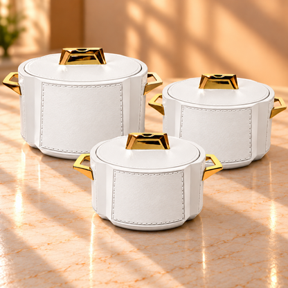 JAYPEE ARALIA CASSEROLE  SET OF 3 (1000+1500+2000)
