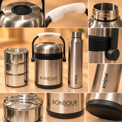 BONJOUR NOVOTEL GIFT SET (LUNCH BOX & BOTTLE)