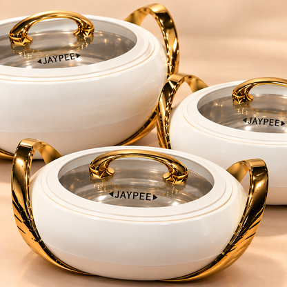 JAYPEE MAGNOLIA KLASS CASSEROLE SET OF 3 (1500+2000+2500)